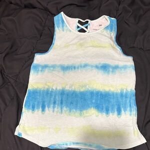 SO Kids Tie-Dye Tank Top - Blue and Green